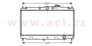 25002016 chladič 2.3i 35066832 VAN WEZEL