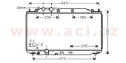 25002187 chladič 1.8i 16V S Vtec AC typ TOYO 37567016 VAN WEZEL