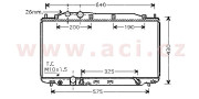 25002192 chladič 1.4i 16V Vtec Hybrid AUTAC 37567016 VAN WEZEL