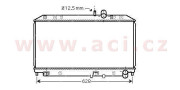 27002169 chladič 2.6i (±AC) [360*642*25] VAN WEZEL
