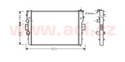 28002087 chladič 2.3TD, 3.0TD AUT 65045632 VAN WEZEL