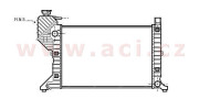 30002181 chladič 2.2i 16V, 2.4D 57040033 VAN WEZEL