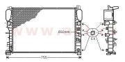 30002342 chladič 3.5i 24V AUTAC 2.2CDi AUTAC, 2.2D AUTAC 64045524 VAN WEZEL