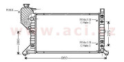 30002343 chladič (+AUT±AC) [680*408*42] 30002343 VAN WEZEL