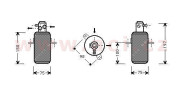 3000D266 sušič klimatizace 2.8i (±AUT), 3.2i (±AUT), 4.2i (+AUT), 5.0i (+AUT), 6.0i (+AUT), 3.0TD (±AUT), 3.5TD (±AUT) VAN WEZEL
