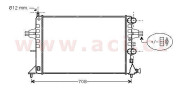 37002255 chladič 1.2i 16V AC 60037526 VAN WEZEL