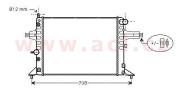 37002256 chladič 1.4, 1.6, 1.8 AUT-AC 54037823 VAN WEZEL