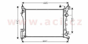 37002408 chladič 1.0i 12V (±AC), 1.2i 16V (±AUT±AC), 1.4i 16V (±AUT±AC) [540*375*26] 37002408 VAN WEZEL