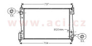 37002423 chladič 1.3CDTi 55kW AC 62039527 VAN WEZEL