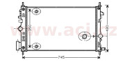 37002473 chladič 2.0CDTi AUTAC 68040027 VAN WEZEL