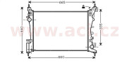 37002574 chladič 1.2i (±AC), 1.4i (±AC) 37002574 VAN WEZEL