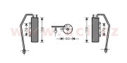 3700D398 VAN WEZEL 04- sušič klimatizace 1.9CDTi 3700D398 VAN WEZEL