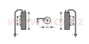 3700D458 VAN WEZEL 2/03- sušič klimatizace 2.0i 16V Turbo 3700D458 VAN WEZEL