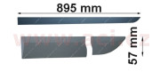 3745423 boční lišta předních dveří pro lak 4/5dv. L VAN WEZEL