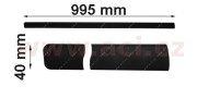 3781403 boční lišta předních dveří černá L VAN WEZEL