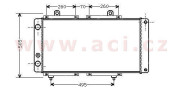 40002033 chladič 2.5D 82541532 VAN WEZEL