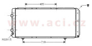 40002151 chladič 2.5D AC 100041235 VAN WEZEL