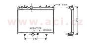 40002269 chladič 2.0i 16V (+AUT±AC), 2.0HDiF (+AUT±AC) [380*558*27] 40002269 VAN WEZEL