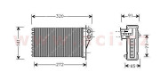 40006199 radiátor topení [245*135*42] 40006199 VAN WEZEL