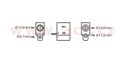 43001333 expanzní ventil klimatizace, -9/99 všechny modely 43001333 VAN WEZEL