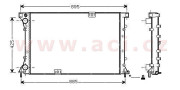 43002313 chladič 2.5DTi, 2.5DCi 78147023 VAN WEZEL