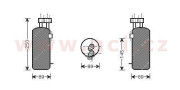 4300D330 sušič klimatizace 4300D330 VAN WEZEL