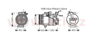 4300K487 kompresor klimatizace 2.0i 4300K487 VAN WEZEL