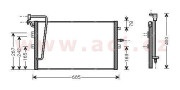 47005039 chladič klimatizace bez sušiče [600*358*20] 47005039 VAN WEZEL