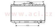 53002291 chladič 2.0TD (±AC) [376*697*32] VAN WEZEL