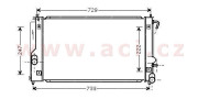 53002296 chladič 1.8i 16V VVTi (+AUT±AC) [651*318*16] VAN WEZEL