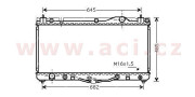 53002303 chladič 3.0i 24V V6 (+AUT±AC) [400*738*16] VALEO, DENSO, BEHR-HELLA... VAN WEZEL