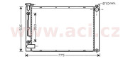 53002343 chladič RX300 (+A+AC) [670*490*22] VAN WEZEL