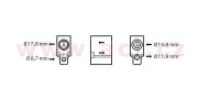 58001076 expanzní ventil klimatizace, všechny modely; 1.8i 16V, 1.8Di (Rover 400)  (ŠKODA, VW) 58001076 VAN WEZEL