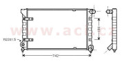 58002042 chladič 1.6D/TD AUT AC 67532034 VAN WEZEL