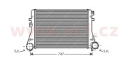 58004227 intercooler 1.9TDi 77kW (BJB, BKC, BXE),2.0TDi 100-103kW (AZV,BKD, 1.8TFSi, 2.0TFSi [615*405*32] (ŠKODA, VW) 58004227 VAN WEZEL