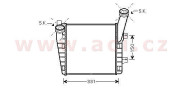 58004263 intercooler 3.0TDi PF AUTAC pravý modul 28629250 VAN WEZEL