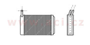 58006061 radiátor topení 23415642 VAN WEZEL