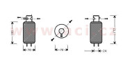 5800D165 sušič klimatizace 1.4i 8V -> 2.9i VR6 Syncro, 1.7SD, 1.9D, 1.9SD, 1.9SDi, 1.9TDi (±AUT), AROSA benzín 5800D165 VAN WEZEL