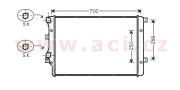 58012206 chladič 1.2TSi, 1.4FSi, 1.8TFSi, 1.9TDi (vše ±AUT±AC) [650*405*29] (ŠKODA, VW) mechanicky krimpovaný 58012206 VAN WEZEL