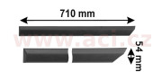 5880425 boční lišta zadních dveří černá 5dv. GL, L VAN WEZEL