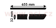 5888425 boční lišta zadních dveří černá 5dv. L VAN WEZEL