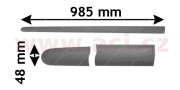 5894423 boční lišta předních dveří pro lak 5dv. L VAN WEZEL