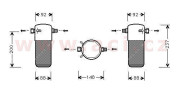 5900D100 sušič klimatizace (±AUT) 5900D100 VAN WEZEL