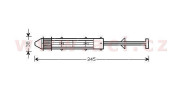7600D012 sušič klimatizace AUT ŠKODA, VW VAN WEZEL