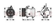 8100K095 kompresor klimatizace 3.2i 24V, 2.7XDi, 2.9XDi pro vozy bez zadního výparníku 8100K095 VAN WEZEL