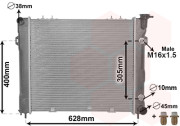 21002037 12/97- chladič 5.2 (+AUT±AC), 5.9 (+AUT±AC) [565*498*44] VAN WEZEL