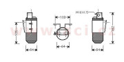 0200D170 sušič klimatizace (±AUT) VAN WEZEL