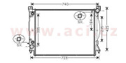 03002246 chladič 4.2i 40V (+AUT±AC) [630*450*42] VALEO, DENSO, BEHR-HELLA... VAN WEZEL