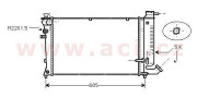 09002111 1/94-5/95 chladič 1.9TD [610*366*36] 09002111 VAN WEZEL