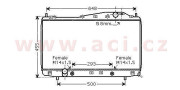 81002055 chladič 2.0i 16V (+AUT±AC) [370*702*18] 81002055 VAN WEZEL